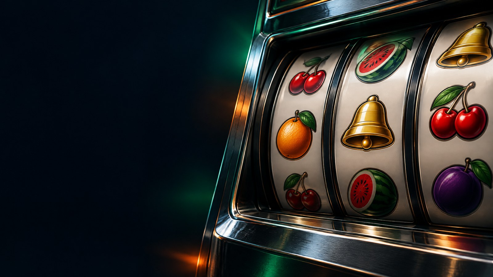 Illustration explaining slot games, reels, paytables, RTP and RNG concepts